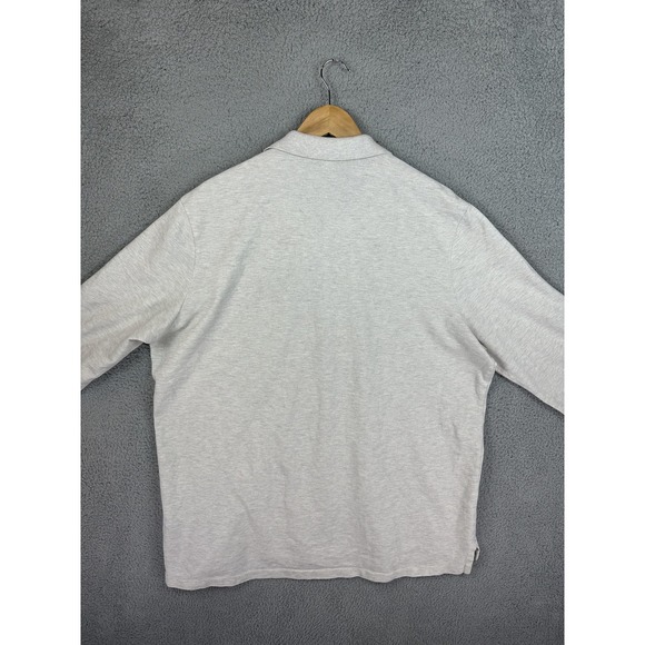 Polo Ralph Lauren Polo Shirt Mens XL Gray Classic Fit Long Sleeve Cotton Pony - Picture 7 of 9